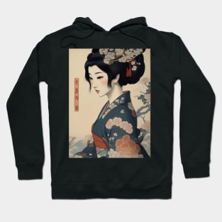 Japanese princess ukiyo e Hoodie